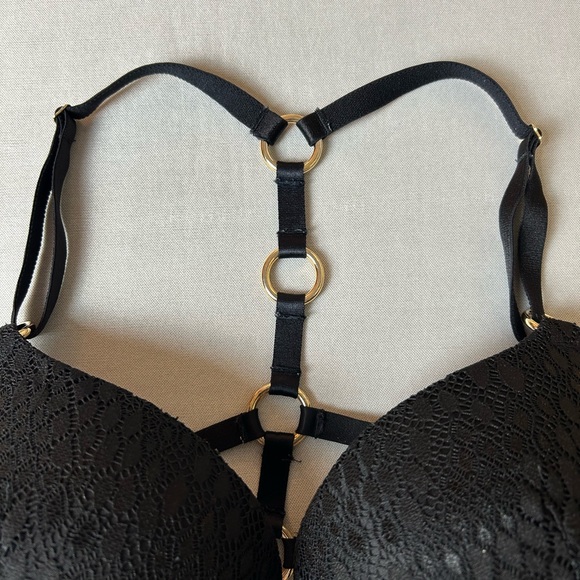 Victoria Secret Very Sexy Push Up Size 34D Black Underwire - Picture 2 of 9